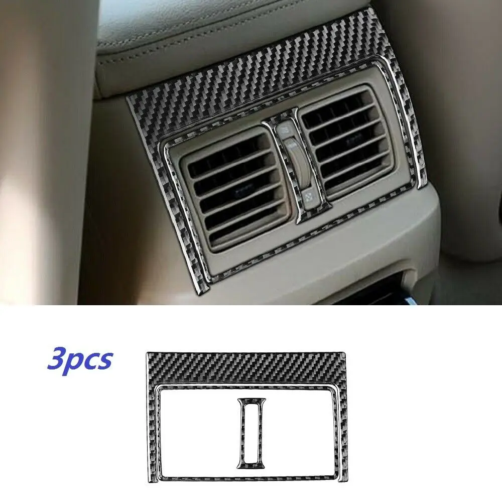 Накладка Вентиляционного Отверстия Заднего Кондиционера из Углеродного Волокна Для Lexus GS300 350 450h 460 2006-2011 0