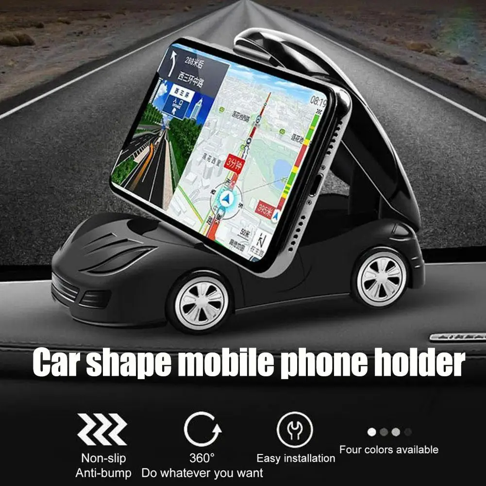 Держатель мобильного телефона, вращающийся на 360 градусов, Устойчивая форма автомобиля, модель автомобиля, держатель для мобильного телефона для Drive U5N4 2