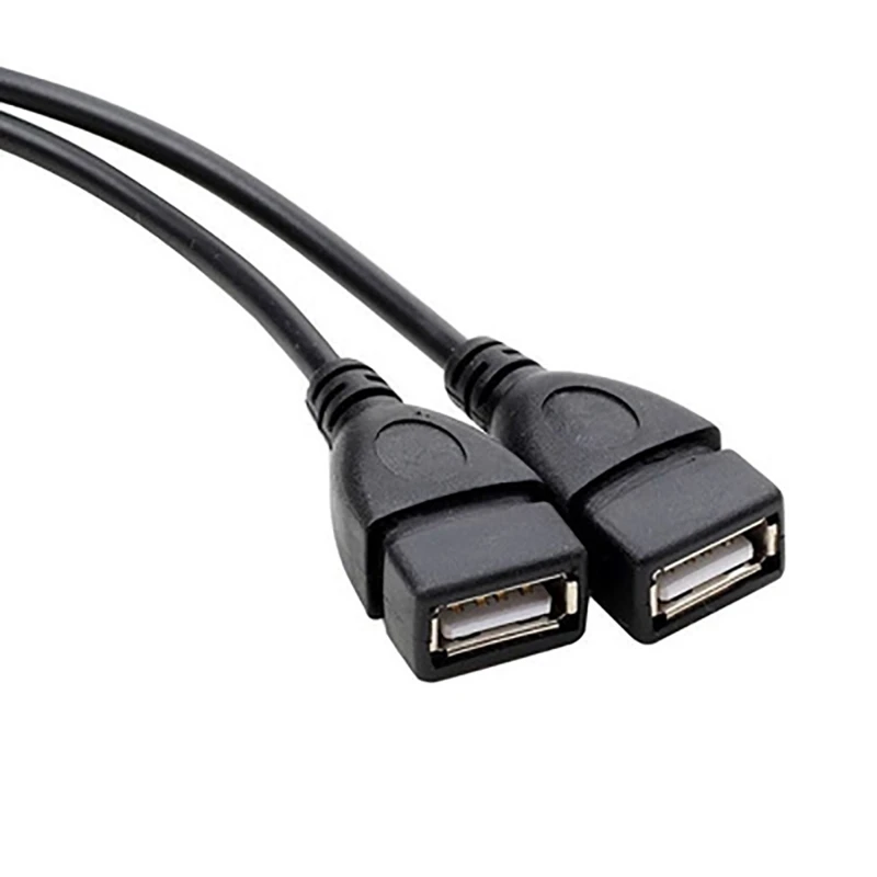 Новый Удлинительный кабель Usb 2.0 От 1 Штекера до 2 штекеров Для передачи данных, Проводная линия для жесткого диска, Usb-кабель для передачи данных 