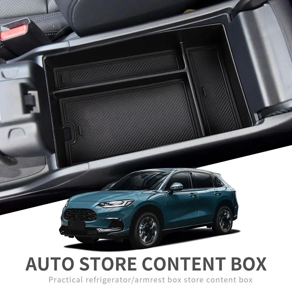 Коробка для хранения Подлокотника Центральной консоли автомобиля Honda ZR-V 2023, Внутренний органайзер для центрального хранения, Контейнер, Лоток, Аксессуары D5N6 1