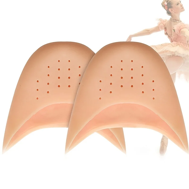1 пара износостойких протекторов для ног с дышащими отверстиями, подходящих для балетных женских туфель на высоком каблуке в качестве подарка 3