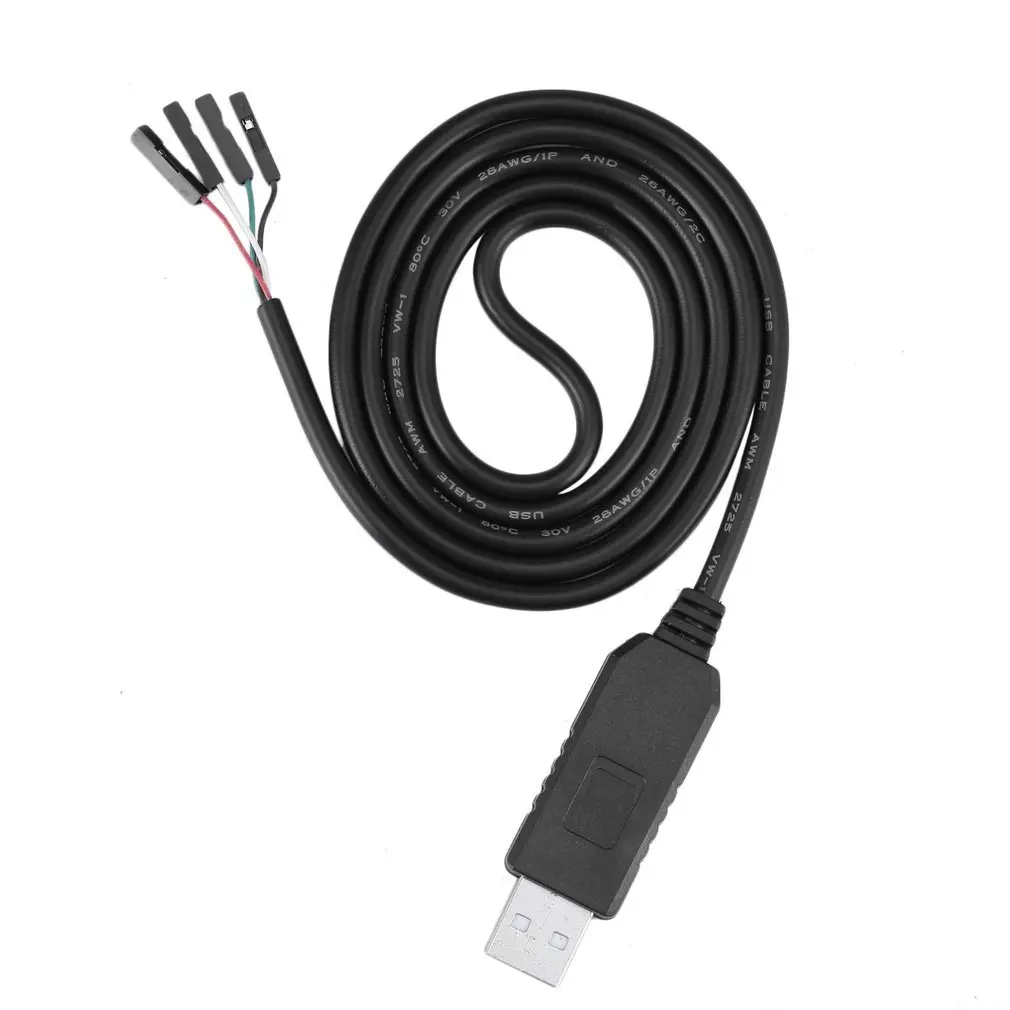 Smart Electronics PL2303HX Кабель USB-UART TTL Модуль 4p 4-контактный RS232 Конвертер Последовательная линия Поддержка Linux Mac Win7 0
