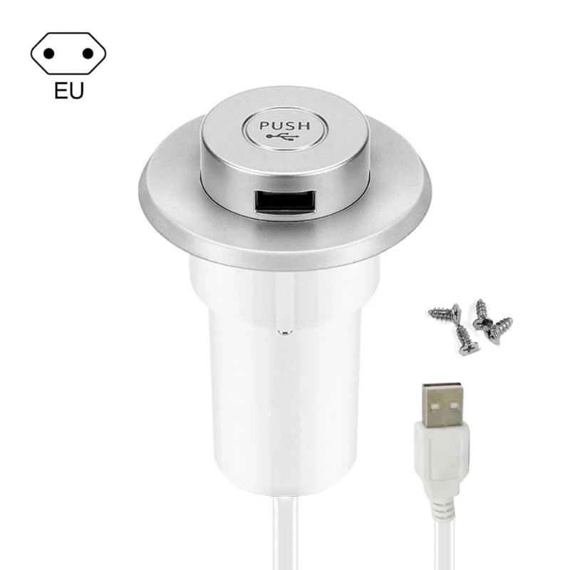 Штепсельная вилка США/ЕС, отверстие в столе, Встроенное USB-зарядное устройство, Подъемный Скрытый Удлинитель, Периферийный USB-адаптер для ноутбука, мыши 0