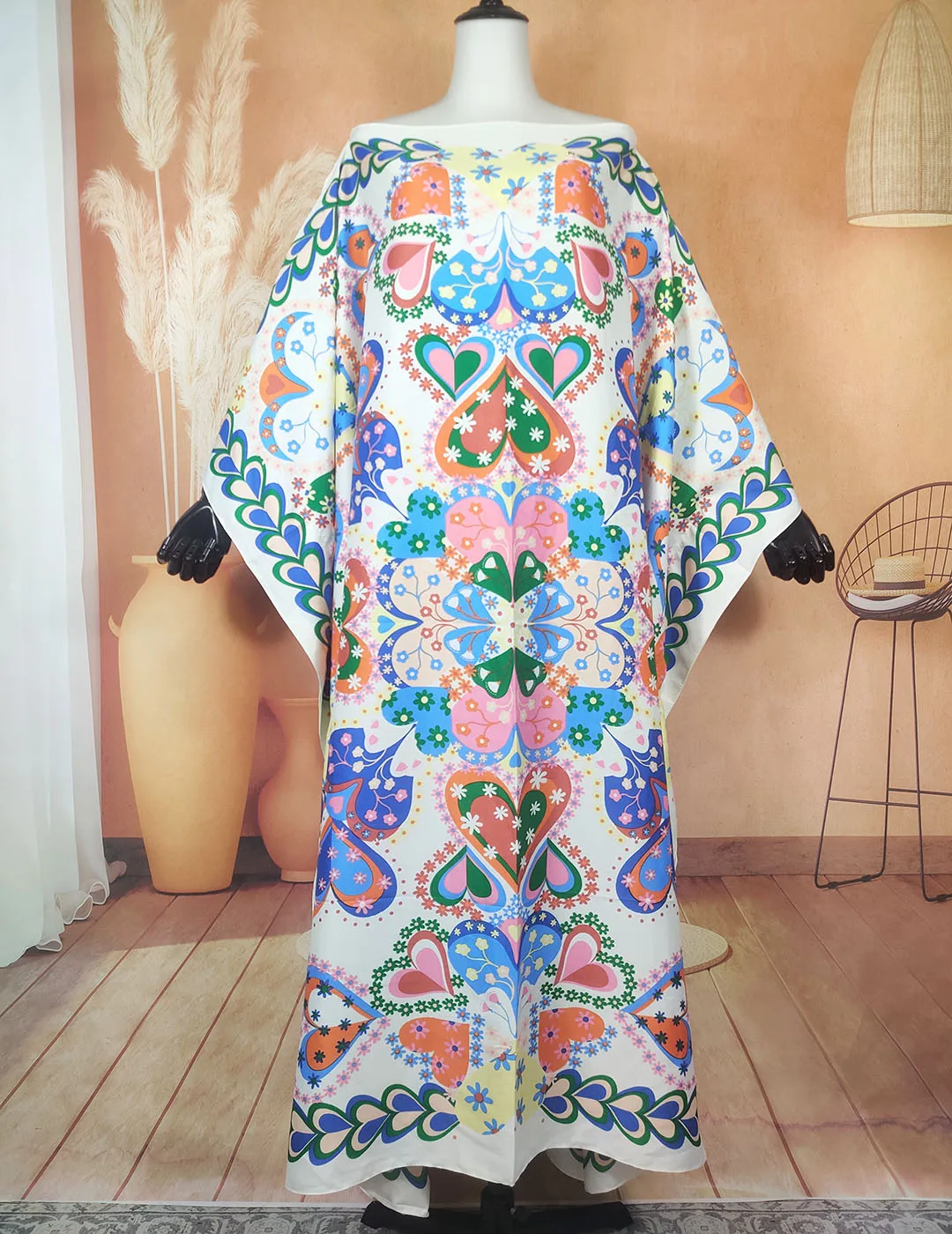 Африканские Платья Для Женщин, Элегантное Платье-кафтан Оверсайз, Длина 130 см, Длина по бюсту 130 см, Платье-кафтан, Кувейт, Bohe, Свободная Абая 1