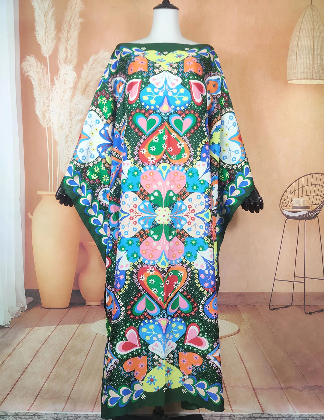 Африканские Платья Для Женщин, Элегантное Платье-кафтан Оверсайз, Длина 130 см, Длина по бюсту 130 см, Платье-кафтан, Кувейт, Bohe, Свободная Абая 3