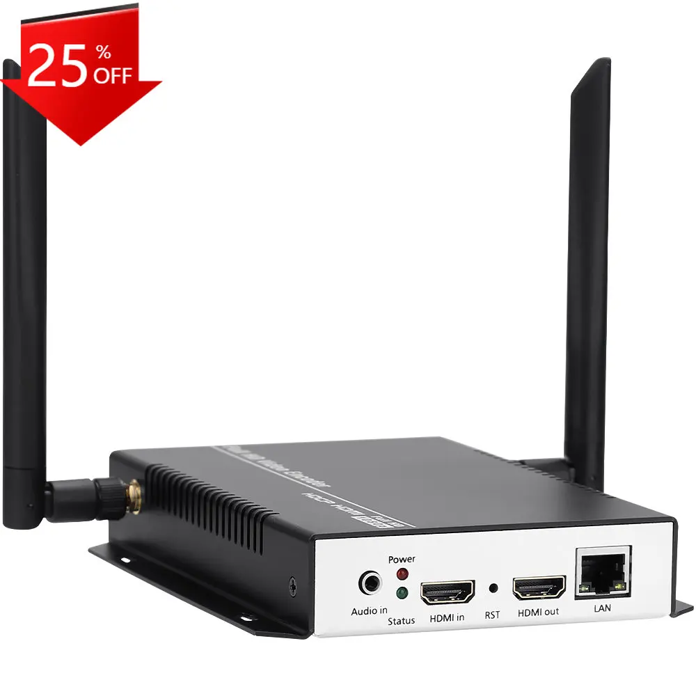 URay HEVC H.265 HDMI VideoTo SRT RTSP RTMP HTTP Потоковый Кодировщик Беспроводной H265 H.264 HD Video To IP Stream Encoder IPTV WiFi 0