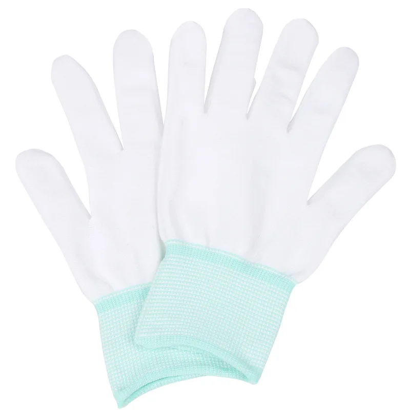 6 пар садовых перчаток белые перчатки хлопчатобумажные садовые рабочие перчатки строительные деревообрабатывающие перчатки для рук бытовые 3