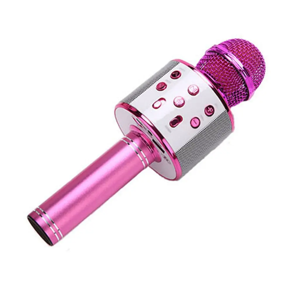 KTV Беспроводной ручной микрофон для караоке USB-плеер Микрофон Динамик Портативный Рождественский Birtay Home Party 0