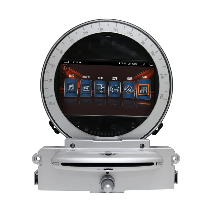 Автомобильный мультимедийный плеер Bosstar с сенсорным экраном 7 дюймов Android DVD с GPS BT forMINI R56 с серебристым cd 2007-2010 2