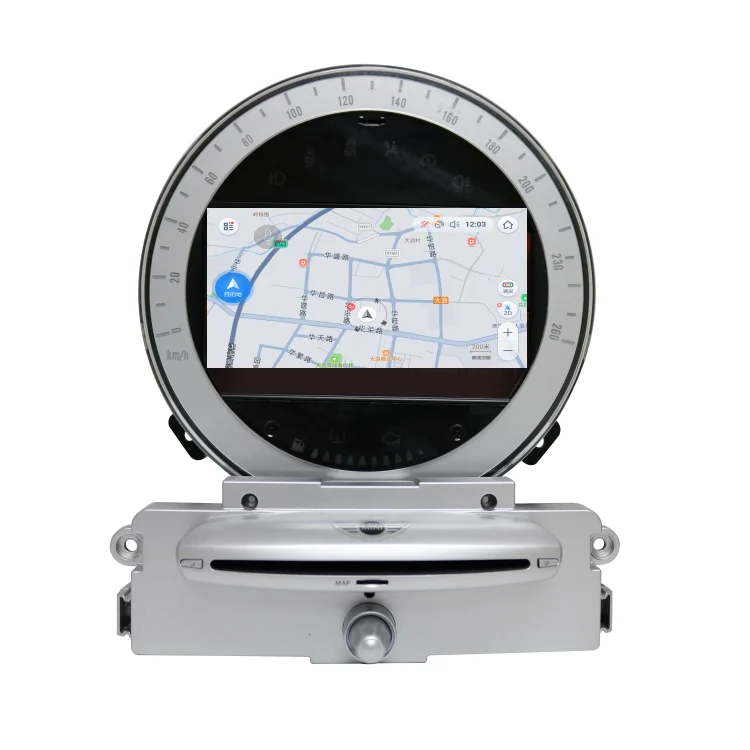 Автомобильный мультимедийный плеер Bosstar с сенсорным экраном 7 дюймов Android DVD с GPS BT forMINI R56 с серебристым cd 2007-2010 3
