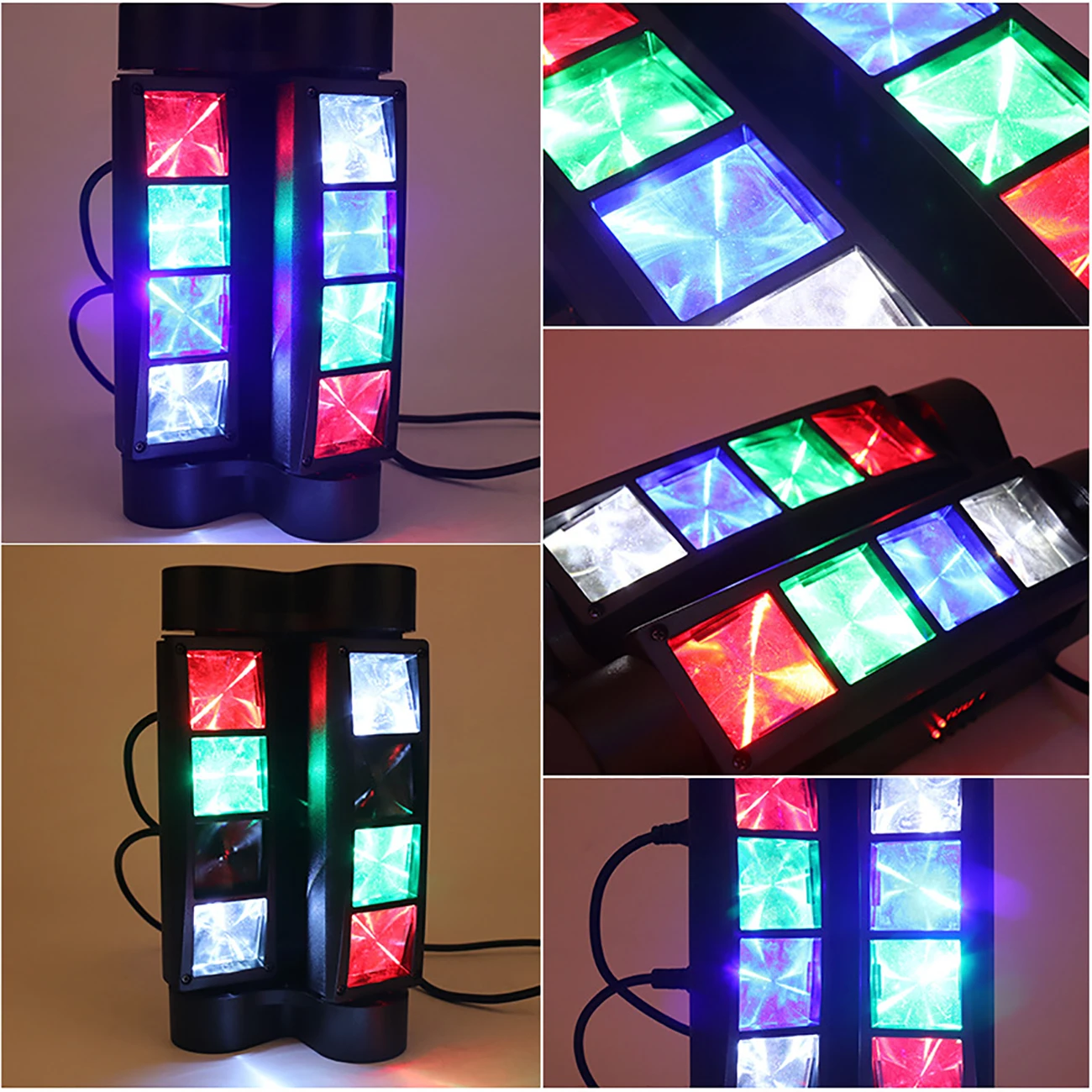 Мини-Сценический Светильник LED 40W RGBW Moving Head Light LED Spider Beam Сценическое Освещение DMX 512 Spider Light Для DJ Ночного клуба И Вечеринки 5