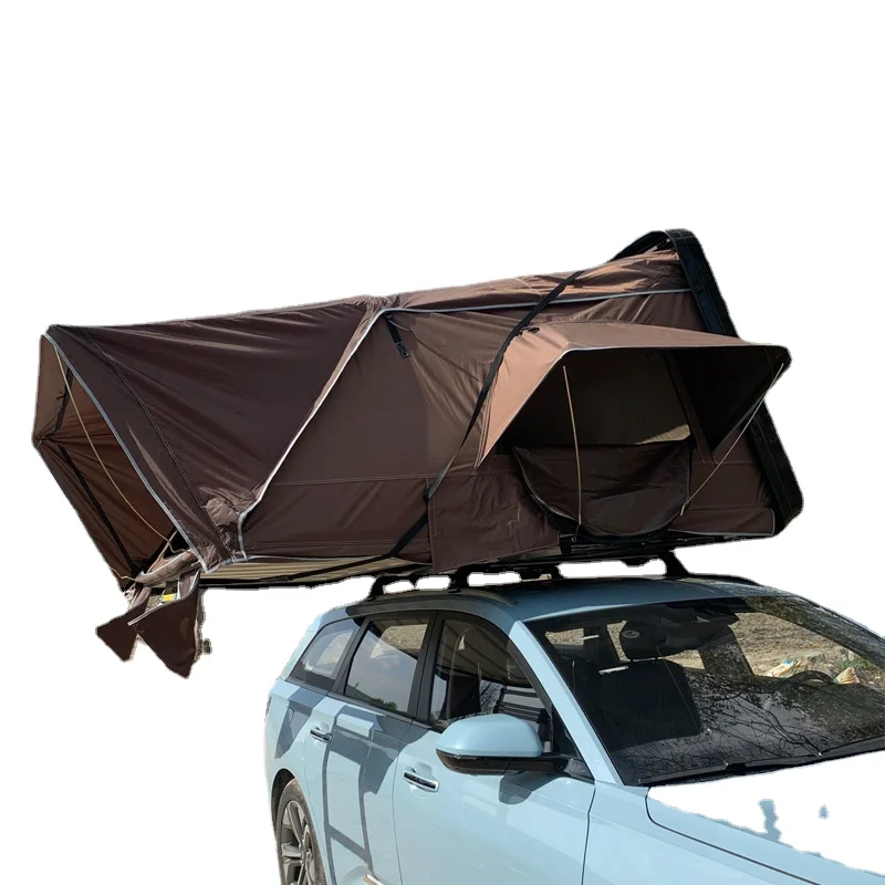 Изготовленный на заказ алюминиевый ABS жесткий чехол, Автомобильная палатка на крыше, Открытый Складной Кемпинг, грузовик, Палатка на крыше для внедорожника-пикапа 0