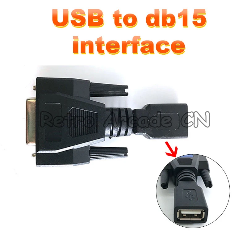 Конвертер USB в 15PIN разъем DB15 Joypad с разъемом USB-порта в 15P для игры CBOX PS3 с XBOX360 XBOXONE PS4 8 BITDO joypad 1