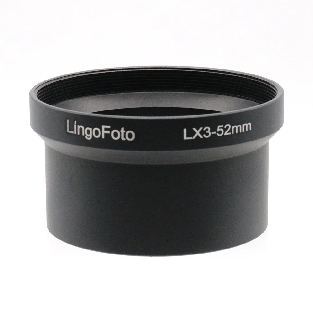 52-мм Фильтр-Адаптер Tube Zoom Lense для камеры Panasonic LX3 LX-3 0