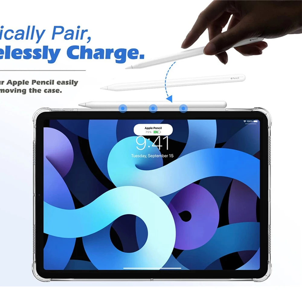 Чехол для Нового iPad Air 4-5-го поколения, iPad Air 4 5 10,9 2020 2022 Противоударный Ударопрочный Гибкий Матовый корпус 1