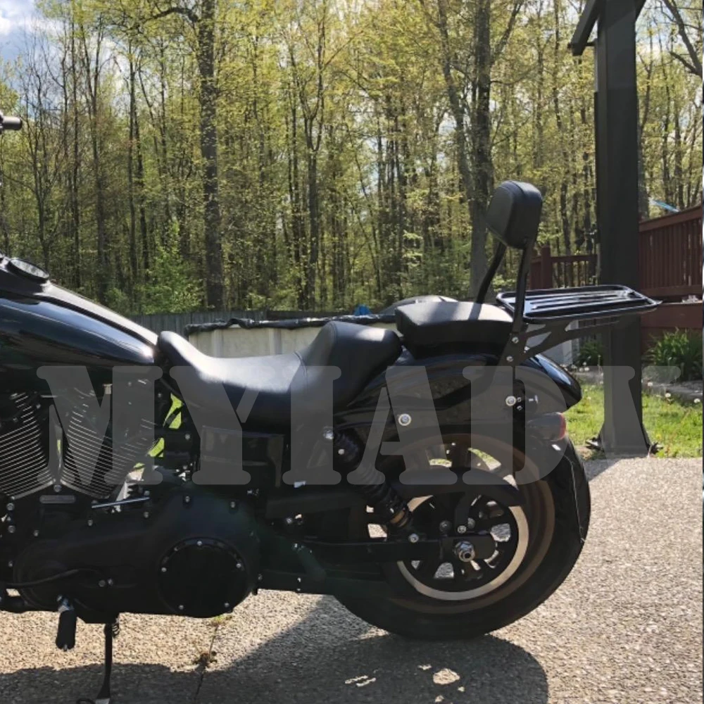 Для мотоцикла Harley Touring Dyna Softail Sportster XL883 XL1200 Подушка для заднего сиденья заднего пассажира с присоской 6 8 Чашек 1