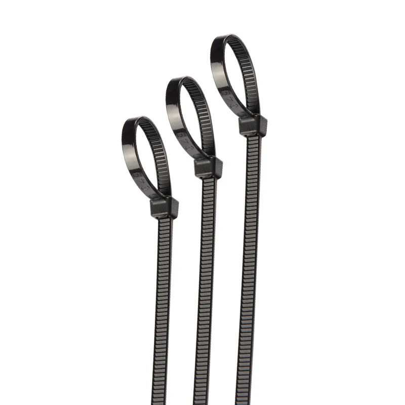 Самоблокирующийся пластиковый нейлоновый галстук 100шт, черно-белый кабельный галстук, стопорное кольцо, кабельный галстук, застежка-молния, ремешок, нейлоновый кабельный галстук 8x5 мм 3