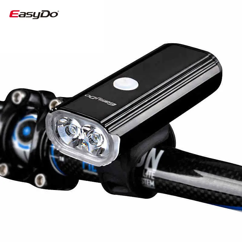 Easydo EL-1110 Двойная XPG Светодиодная Фара Корпус из сплава 4400 мАч Батарея 1000 Люмен Вращение на 360 Градусов Велосипедное Освещение Передний Фонарь 0