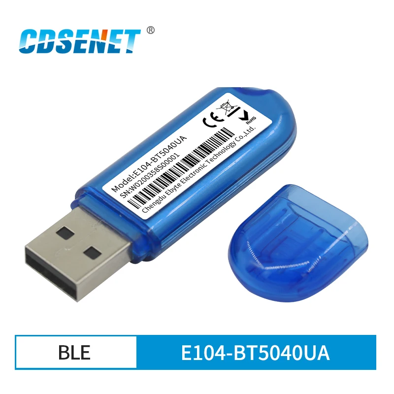 NRF52840 Беспроводной инструмент для захвата пакетов USB Blue-tooth BLE 4.2 BLE5.0 E104-BT5040UA Низкое энергопотребление Встроенная антенна на печатной плате 0