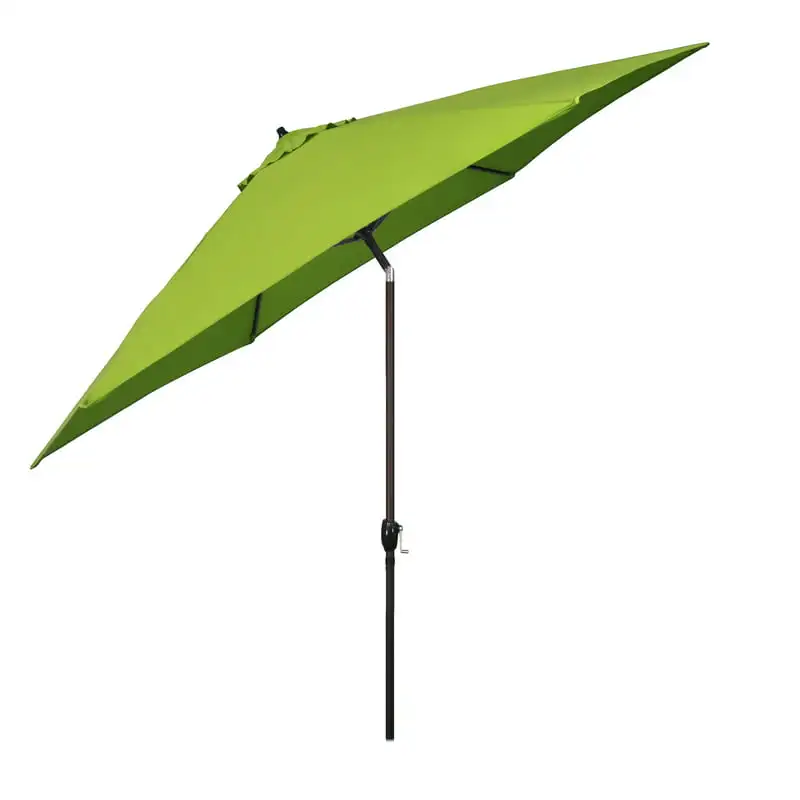 11-футовый зонт shade essentials market с откидывающейся рукояткой из полиэстера лаймового цвета для внутреннего дворика на открытом воздухе 0
