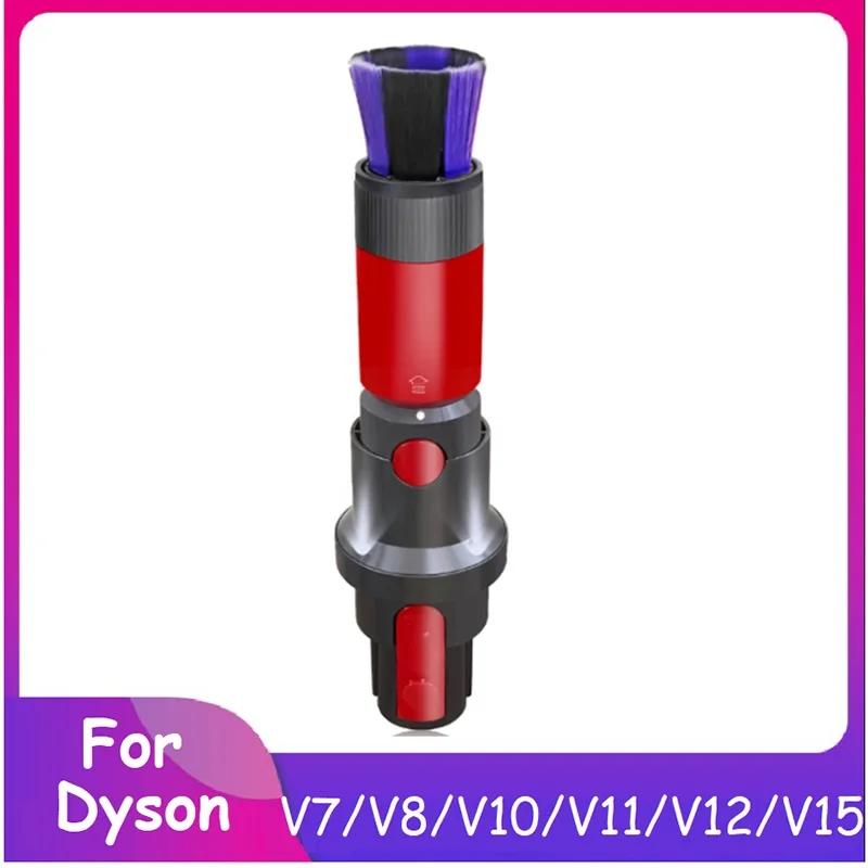 Для Пылесоса Dyson V7 V8 V10 V11 V12 V15 Автоматическая Очистка Светодиодное Освещение Бесследная Щетка Для Пыли С Щелевой Головкой 0