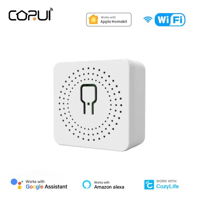 CORUI 16A Homekit/Cozylife Smart Switch Мини WIFI Двухпозиционный Модуль Управления Выключателем Alexa Google Home Голосовое Устройство Включения-выключения 0