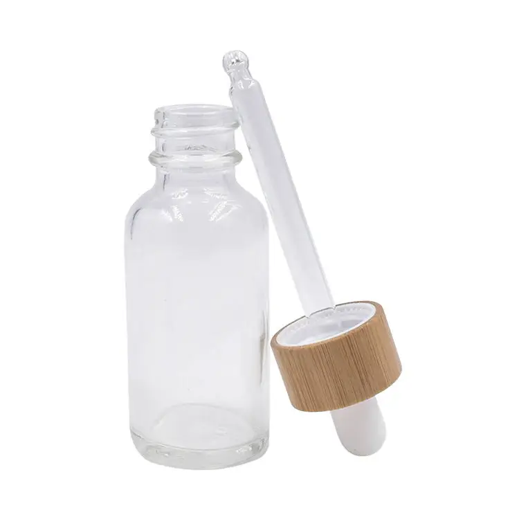 4 цвета Пустая Бамбуковая деревянная бутылка-капельница Для Эфирного масла, Резиновые бутылки-капельницы, Косметический контейнер 1