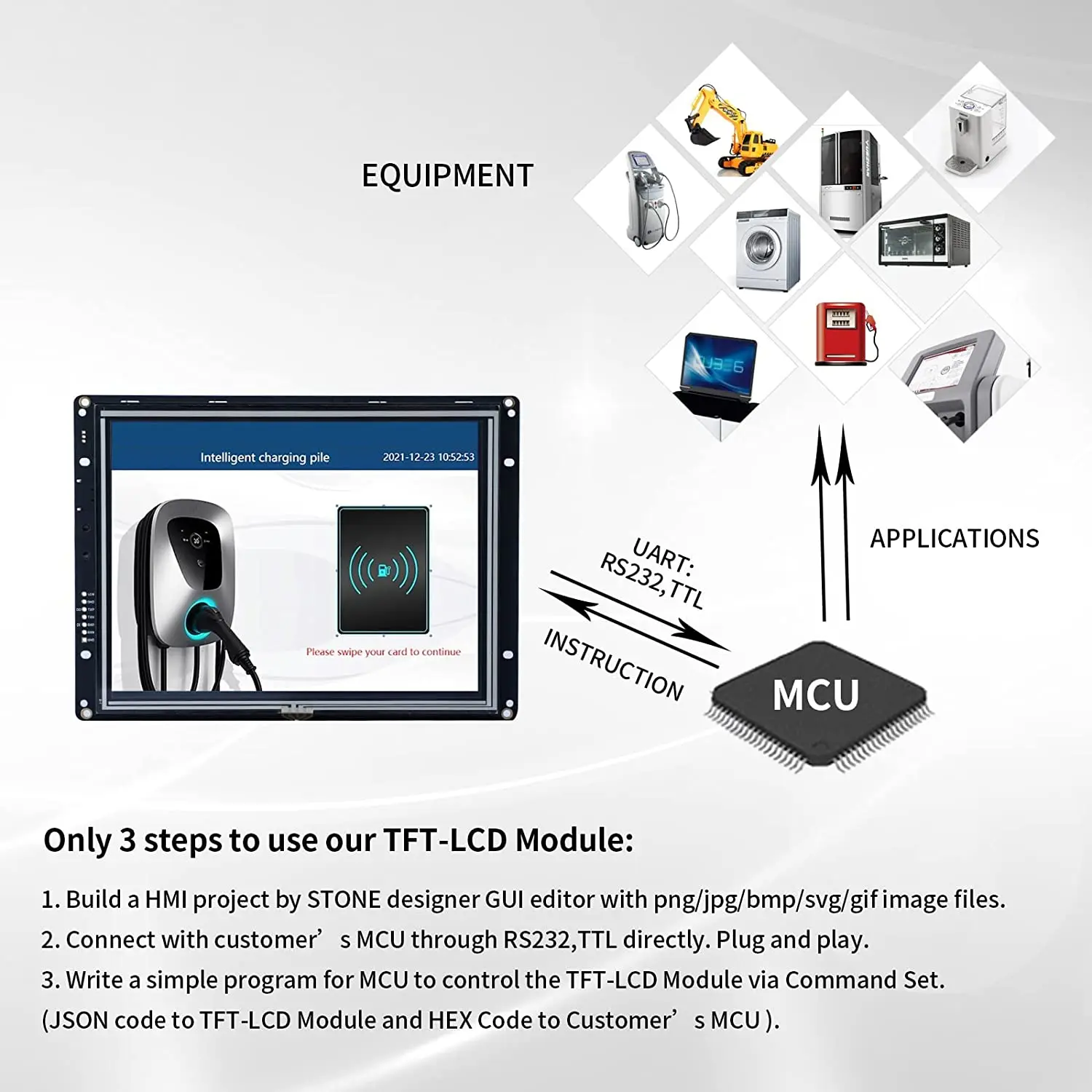 10,1-дюймовый TFT-LCD модуль хорошего качества, модуль автоматизации умного дома 3