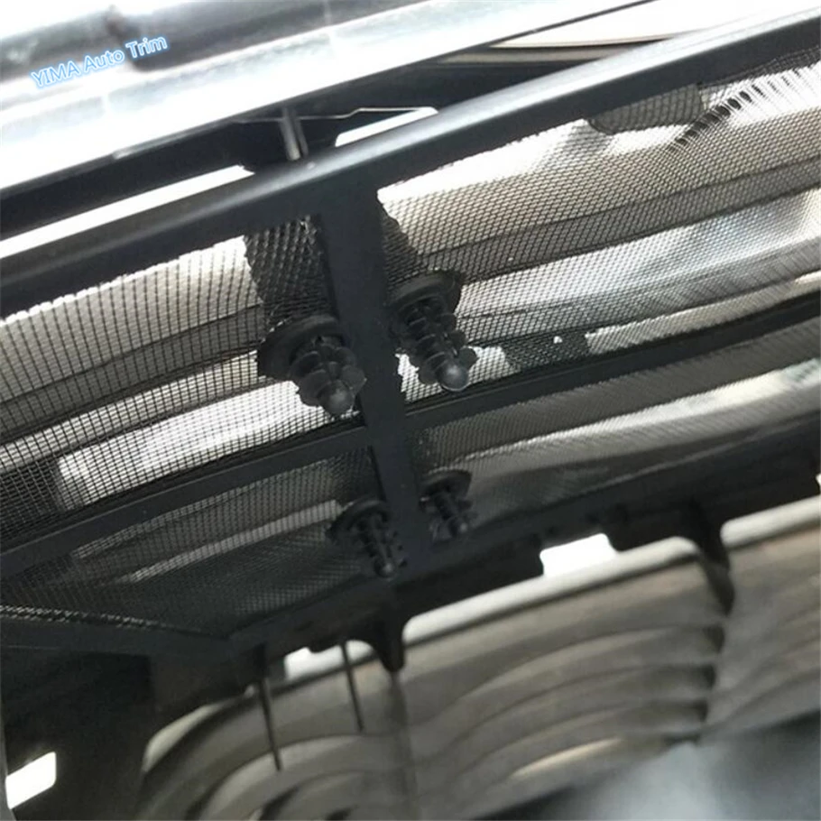 Автостайлинг Передняя лицевая решетка, вставка для Гриля, Сетка для защиты от насекомых, сетка для отделки, аксессуары, подходящие для Toyota 4Runner 2010-2019 4