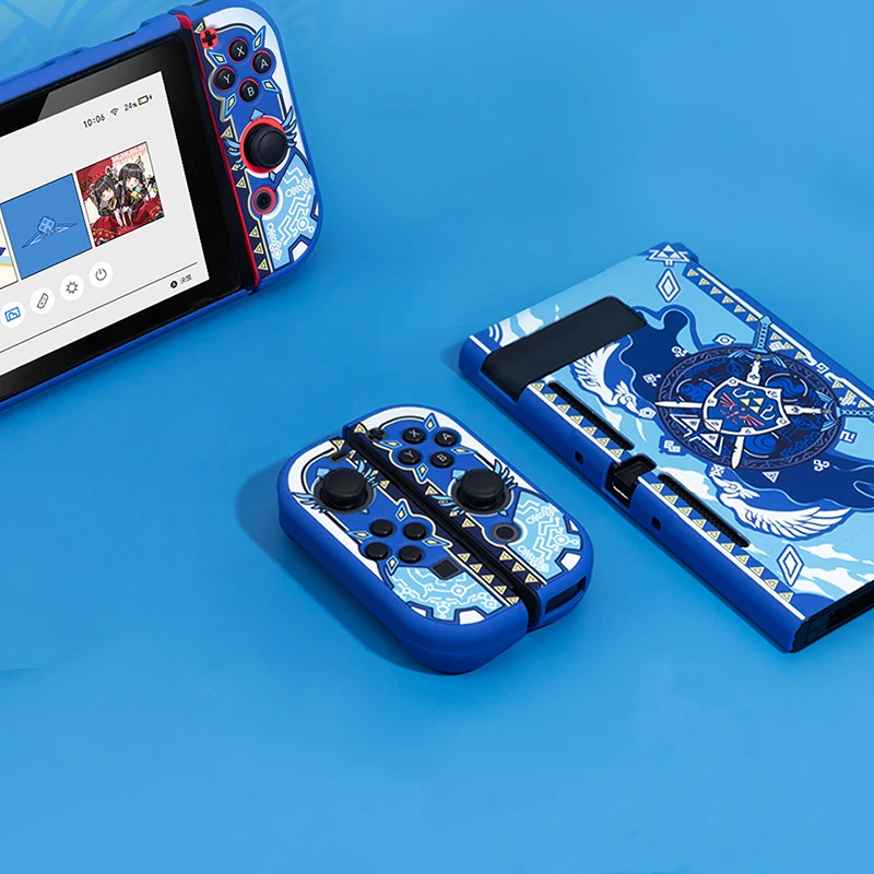 Прохладно-синий Защитный чехол для Nintendo Switch, жесткий чехол для контроллера NS Joycon, коробка для игровой консоли NS для Nintendo Switch 1