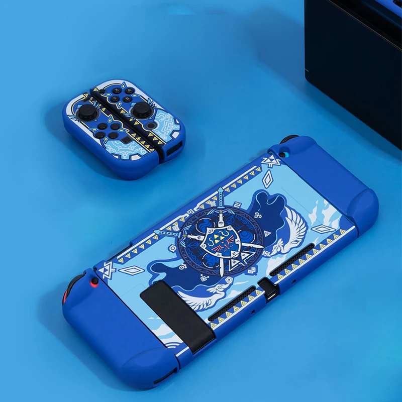 Прохладно-синий Защитный чехол для Nintendo Switch, жесткий чехол для контроллера NS Joycon, коробка для игровой консоли NS для Nintendo Switch 2