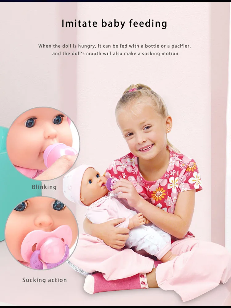 Интерактивные куклы Hasbro Naughty Baby Smart Могут кормить и разговаривать, игрушки для девочек, детские подарки на день рождения Baby Alive Reborn 1