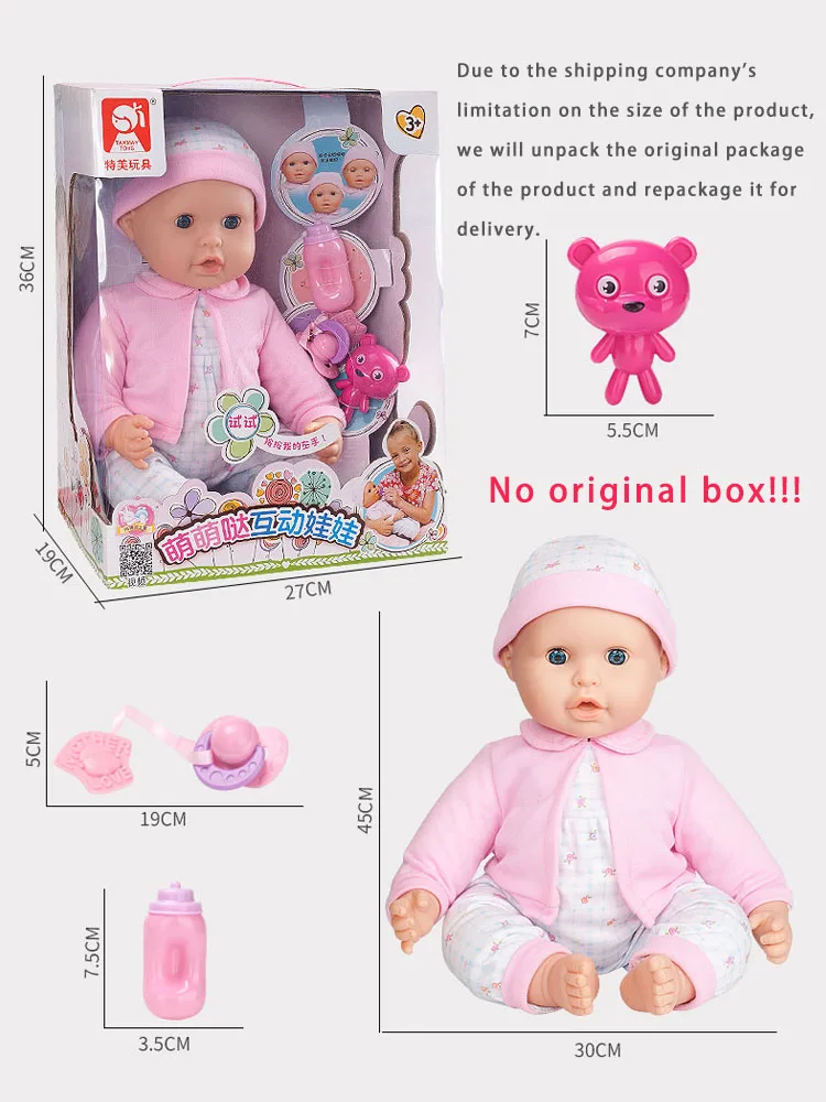 Интерактивные куклы Hasbro Naughty Baby Smart Могут кормить и разговаривать, игрушки для девочек, детские подарки на день рождения Baby Alive Reborn 5