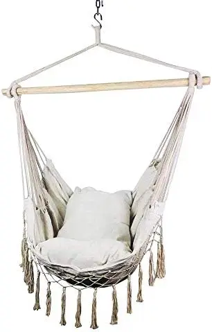 Потолочный стул-богемный подвесной качающийся гамак, кресло для отдыха, отдельно стоящее деревянное кресло для спальни снаружи, крыльцо на заднем дворе, т 0