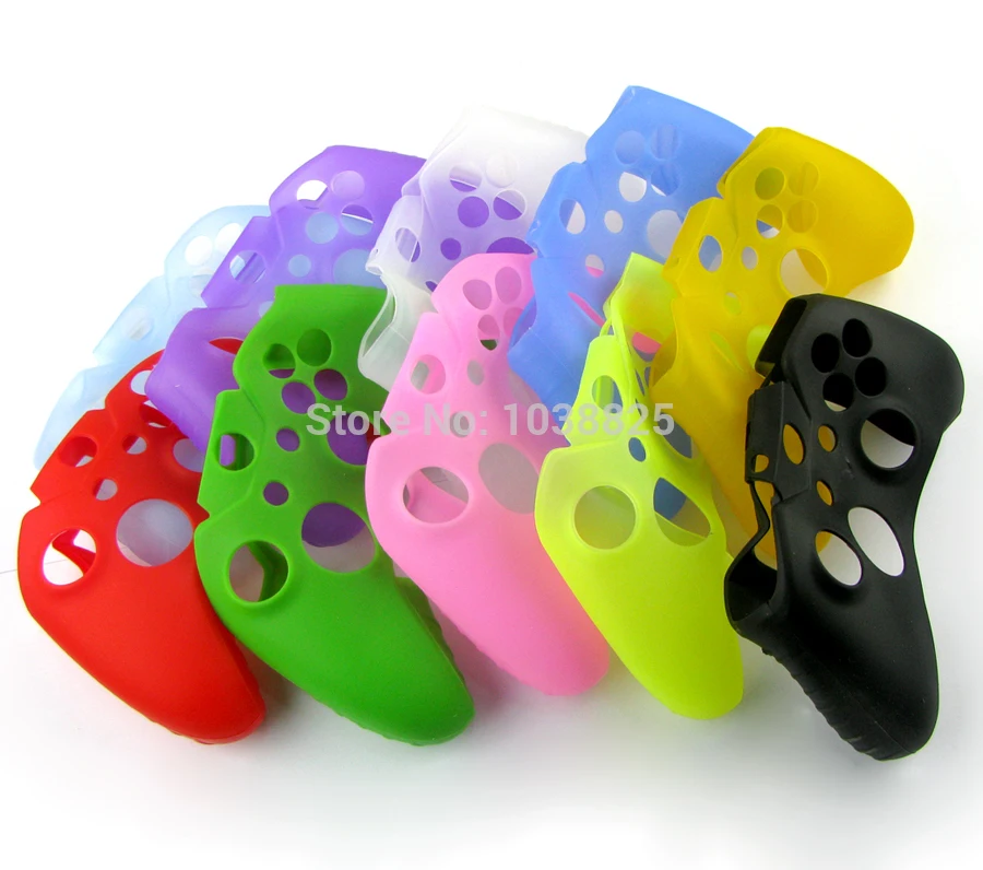 Для контроллера Xbox One Силиконовый гелевый чехол Кожаный чехол Резиновый чехол для геймпада Xboxone Джойстик Мягкие чехлы 10 цветов 1