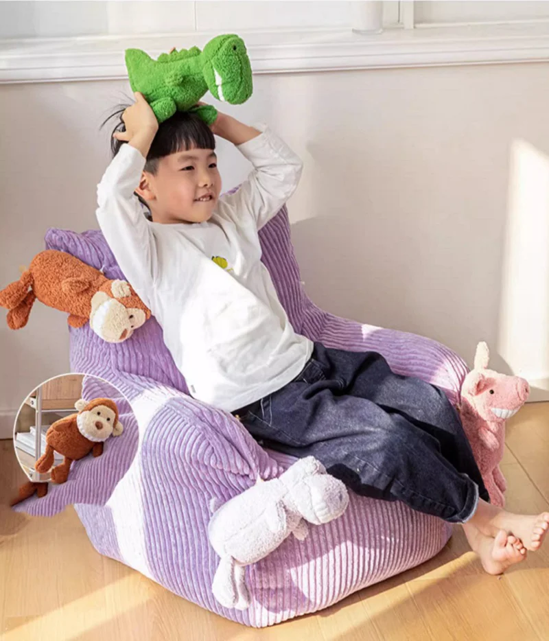 Современный простой вельветовый чехол для дивана, Чехол для детской сумки для чтения, чехол для детского сиденья 1