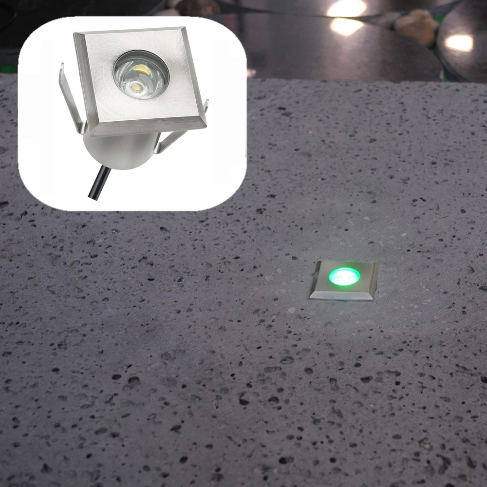10 шт./компл. Алюминиевый светодиодный парковочный фонарь квадратной формы в полу/на палубе (включает блок питания/соединительный кабель/контроллер) 0