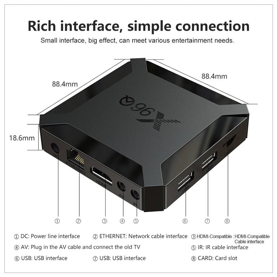 3 шт./лот X96Q Smart TV Box Android 10 Allwinner H313 телеприставка 2,4 G wifi H.265 3D 4K Медиаплеер 1G 8G 2G 16G X96 Q tvbox 4