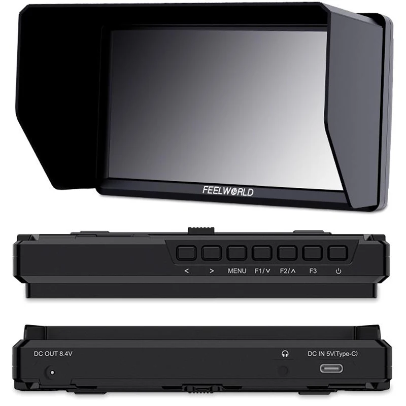 FEELWORLD FW568 V3 6-Дюймовый Полевой монитор 3D LUT DSLR-камеры IPS FHD 1920X1080 С Поддержкой HDMI-совместимого выхода с наклонным рычагом 1