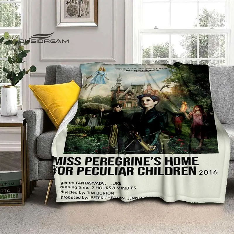 Дом Мисс Перегрин для необычных детей, Покрывало для дивана с 3D Печатью, одеяло для взрослых и Детей, Спальня, Гостиная 4