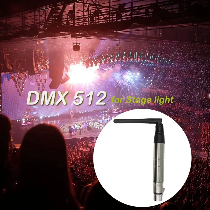 ГОРЯЧИЙ 2.4G Беспроводной Приемопередатчик Ручки DMX512 RS485T 2.4GISM 126-Полосный сигнал 20DBM DMX512 Для Управления светодиодным освещением Сцены 5