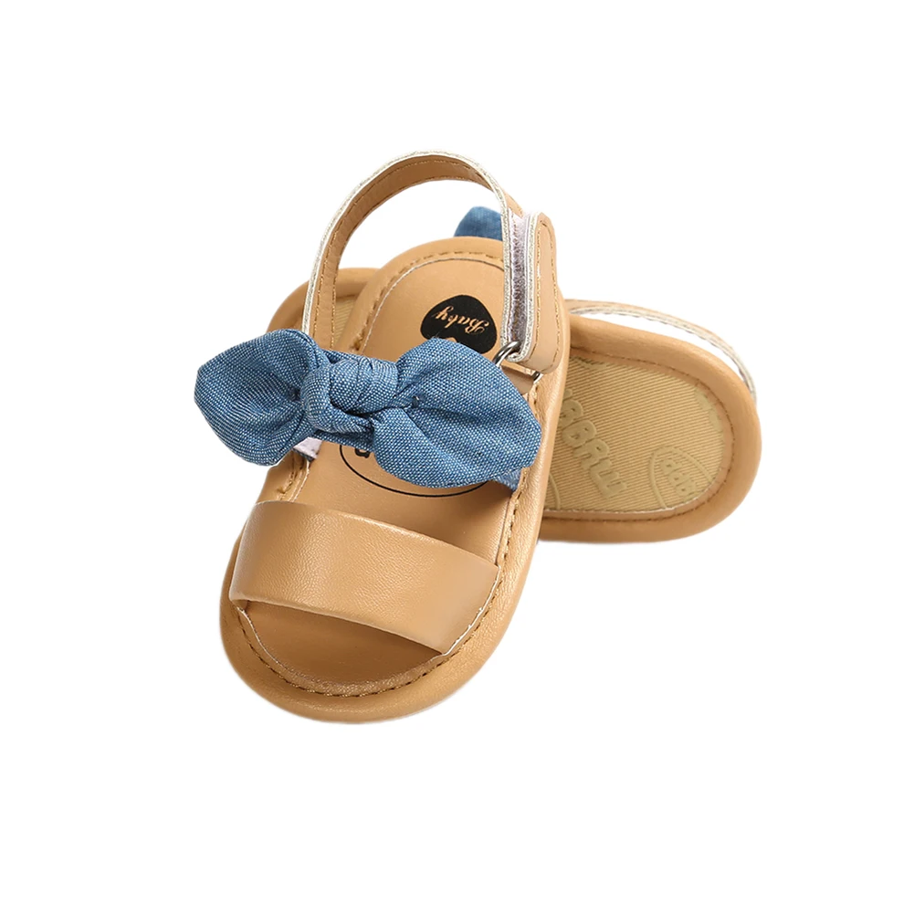 Новинка 2023 года, Летняя повседневная обувь для новорожденных детей, Летняя повседневная обувь для девочек с милым бантом, сандалии на нескользящей мягкой подошве, детская обувь, сандалии для мальчиков, детские сандалии 5