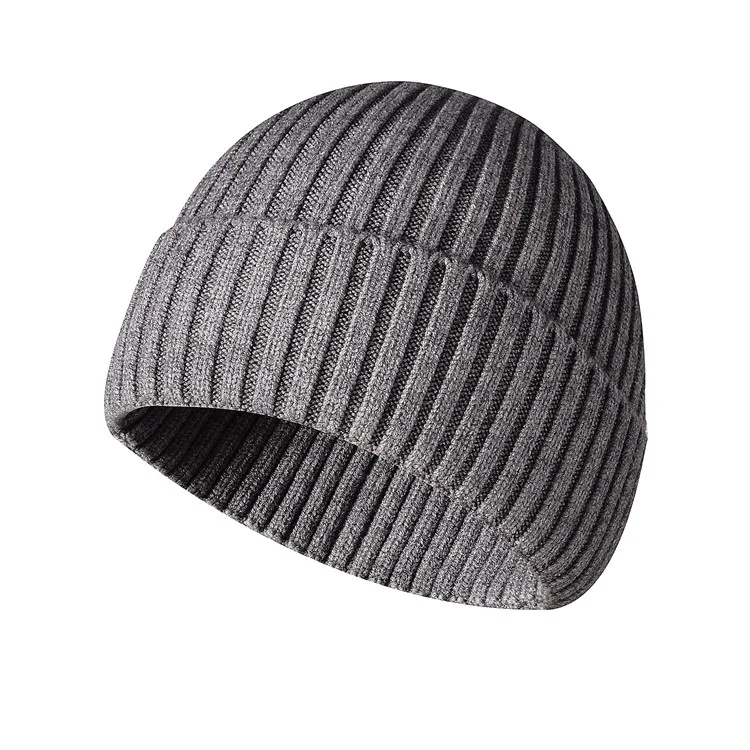 В наличии зимние вязаные шапки для мужчин и женщин, утолщенные термо-шерстяные шапки, холодная шапка Baotou, повседневный капюшон с фланцами белого цвета 0