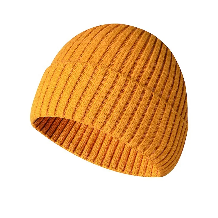 В наличии зимние вязаные шапки для мужчин и женщин, утолщенные термо-шерстяные шапки, холодная шапка Baotou, повседневный капюшон с фланцами белого цвета 2